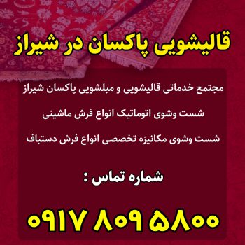قالیشویی پاکسان در شیراز